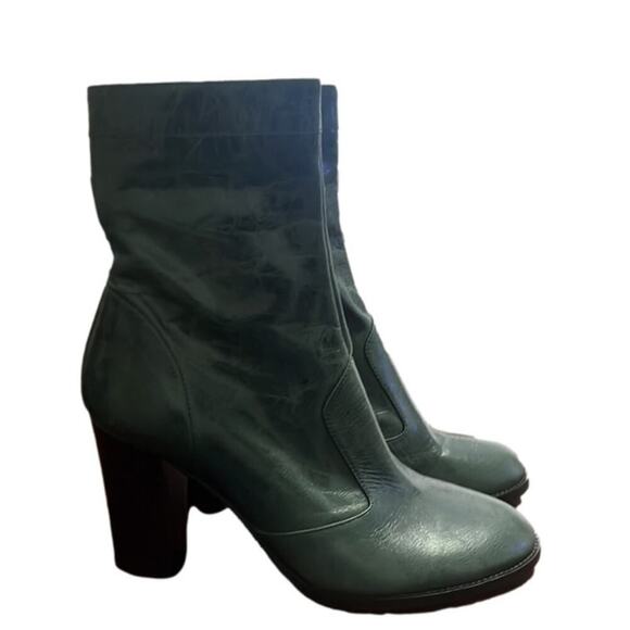 MARC JACOBS THE ANKLE GREEN BOOTS SIZE 40 - Picture 2 of 11